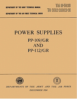 manuale Power supplies PP-109/GR and PP-112/GR